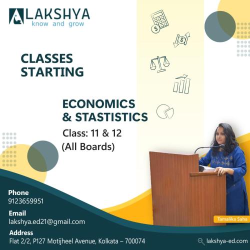 Economics class for the session 2024 starting soon 11 and 12